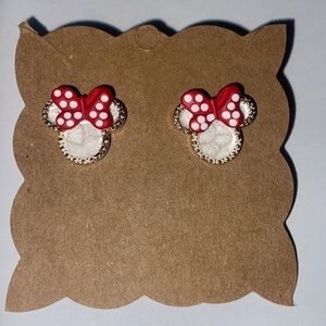 Boutique Minnie Mouse Like Earrings New